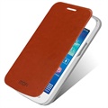 Samsung Galaxy Core Plus Mofi Rui Series Flip Leather Case - Brown