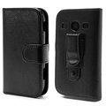 Samsung S7710 Galaxy Xcover 2 Wallet Leather Case - Black