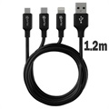 Sandberg Lightning / USB Cable - White - 1m