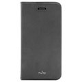 iPhone 5C Puro Wallet Leather Case - Black