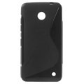 Nokia 301 S-Curve TPU Case - Black