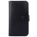 HTC One (M8) Flip Leather Case - Black