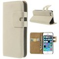 iPhone 5 / 5S Soft Wallet Leather Case - White